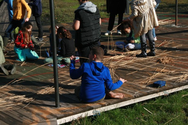 working with reeds in Floating University