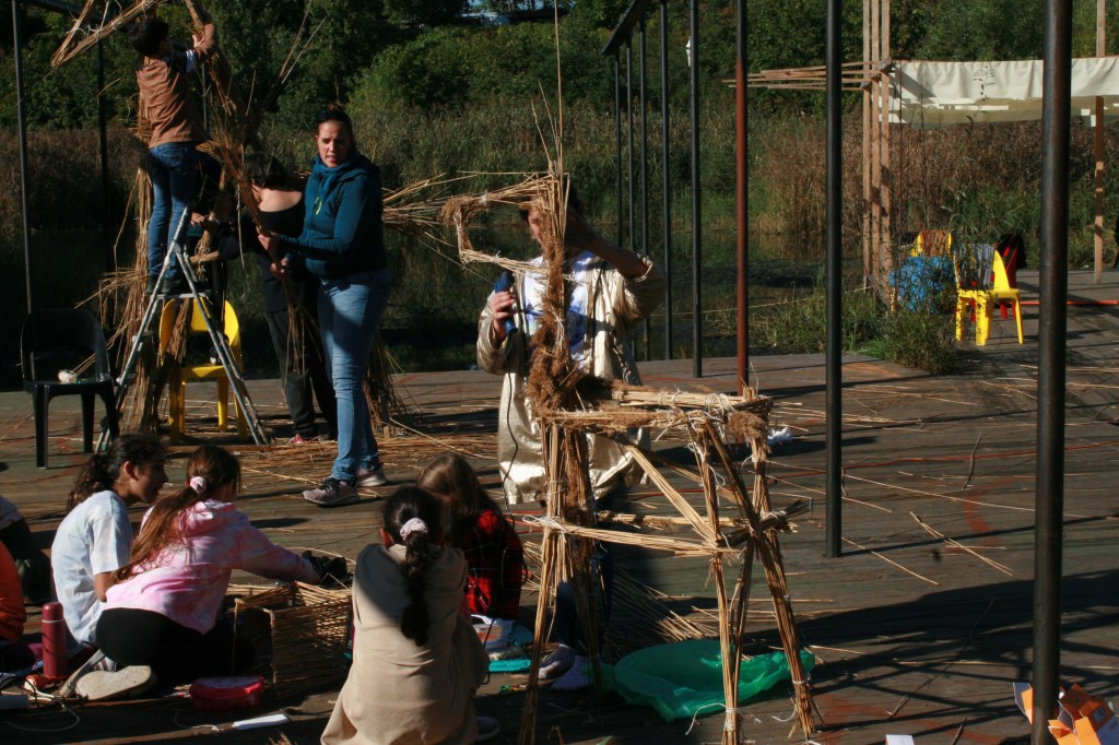 working with reeds in Floating University